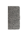 Etui walletcase iPhone 6/6S Plus skóra szare/różowe - nr 1