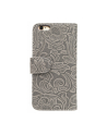 Etui walletcase iPhone 6/6S Plus skóra szare/różowe - nr 2