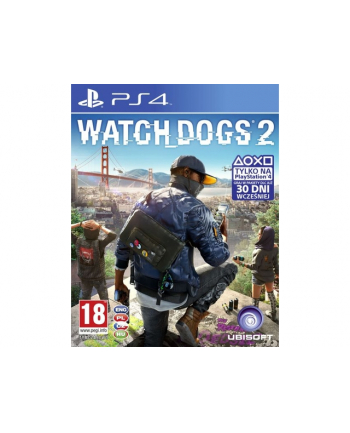 UBISOFT Gra Watch Dogs 2 PCSH (PS4)
