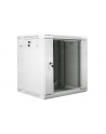 Lanberg szafa instalacyjna wisząca dwusekcyjna 19'' 12U 600x600mm szara - nr 53