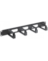 Intellinet Organizer kabli 19'' 1U z 4 długimi pierścieniami, czarny - nr 17