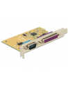 Delock Karta PCI Express > 1x COM 9PIN (M) + 1x DB25 (F) - nr 11