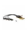 Delock Karta PCI Express > 4 x COM 9PIN na kablu 5V/12V - nr 15
