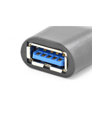 ASSMANN Adapter USB 3.0 SuperSpeed Typ USB C/USB A M/Ż czarny