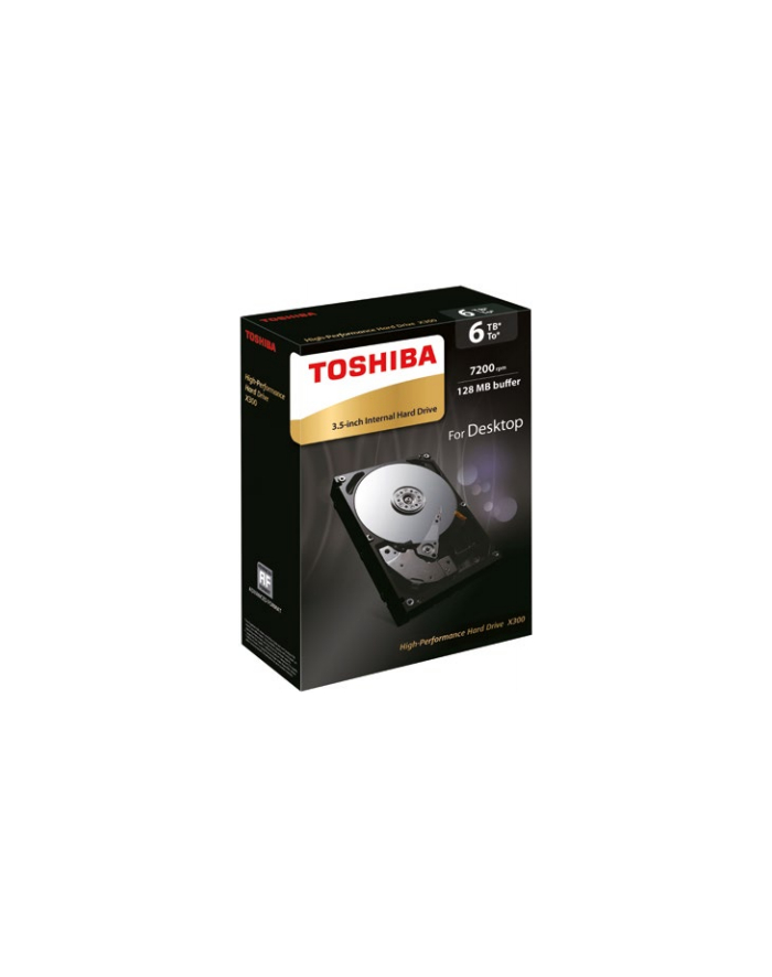 Dysk Toshiba X300 HDWE160UZSVA 3,5'' 6TB SATA 7200 128MB BULK główny
