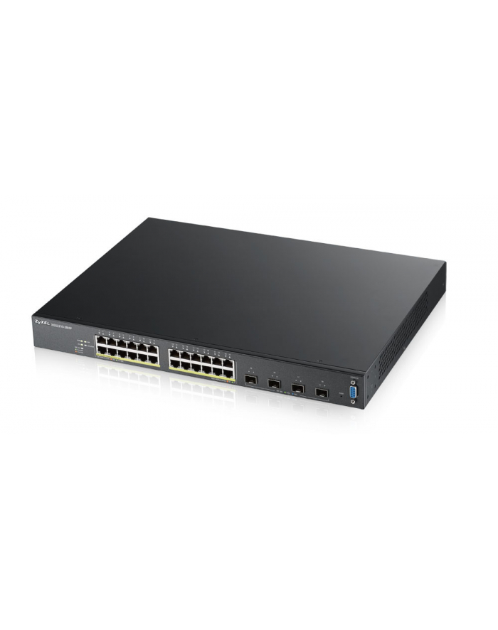 Zyxel XGS2210-28HP 24-port GbE L2+ PoE 802.3at 375W Switch, 4x 10GbE SFP+ ports główny