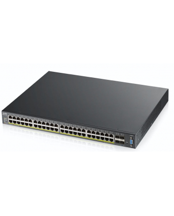 Zyxel XGS2210-52HP 48-port GbE L2+ PoE 802.3at 375W Switch, 4x 10GbE SFP+ ports