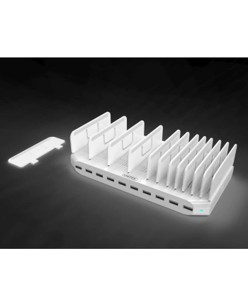 Unitek Stacja dokująca 10x USB  2,4A, 96W;  Y-2172