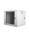Lanberg szafa instalacyjna wisząca dwusekcyjna 19'' 9U 600x600mm szara - nr 17