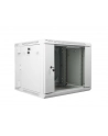 Lanberg szafa instalacyjna wisząca dwusekcyjna 19'' 9U 600x600mm szara - nr 25
