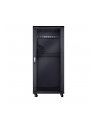 Linkbasic szafa stojąca rack 19'' 42U 600x600mm czarna (drzwi przednie szklane) - nr 3