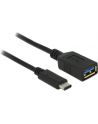Adapter USB Delock USB type-C(M) - USB AF 3.1 0.15m - nr 25