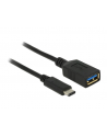 Adapter USB Delock USB type-C(M) - USB AF 3.1 0.15m - nr 27