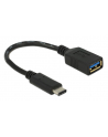 Adapter USB Delock USB type-C(M) - USB AF 3.1 0.15m - nr 28