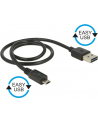 Kabel USB Delock micro AM-BM USB 2.0 Easy-USB 0.5m - nr 24