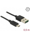 Kabel USB Delock micro AM-BM USB 2.0 Easy-USB 0.5m - nr 34