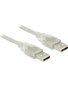 Kabel USB Delock AM-AM USB 2.0 1m przezroczysty - nr 4