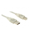 Kabel USB Delock AM-BM USB 2.0 1.5m przezroczysty - nr 8