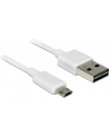 Kabel USB Delock micro AM-BM USB 2.0 Dual Easy-USB 1m - nr 22