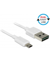 Kabel USB Delock micro AM-BM USB 2.0 Dual Easy-USB 2m - nr 36