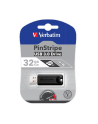 Verbatim USB DRIVE 3.0 32GB PINSTRIPE BLACK - nr 34