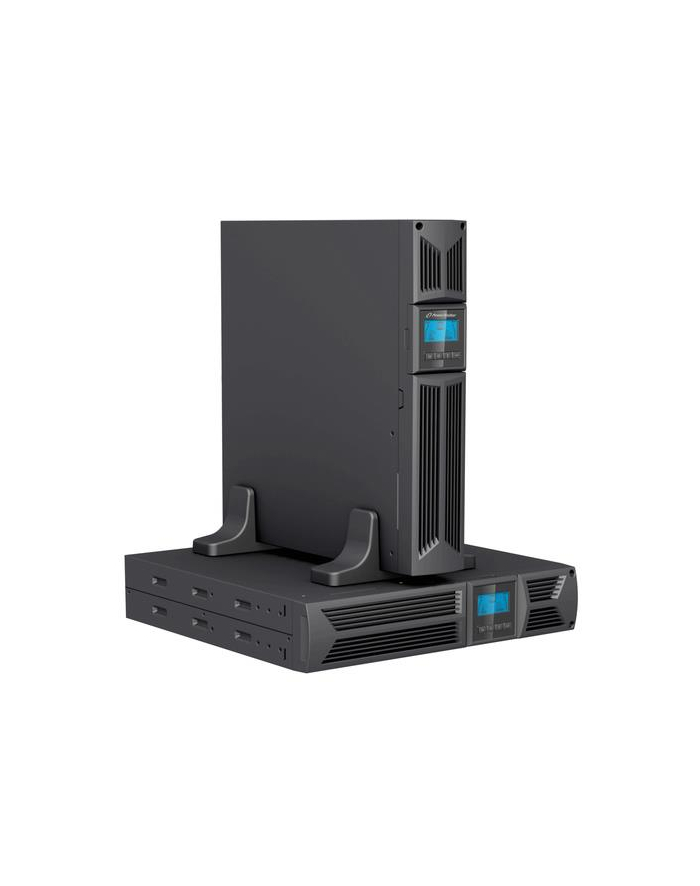 Zasilacz awaryjny UPS POWER WALKER LINE-I 1000VA 8xIEC RJ/USB/RS LCD 19'' 2U - uszkodzone opakowanie główny