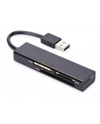 EDNET Czytnik kart 4-portowy USB 3.0 SuperSpeed (CF, SD, MicroSD/SDHC, MS)