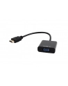 Gembird adapter HDMI-A(M) ->VGA (F) + audio, na kablu, czarny - nr 13