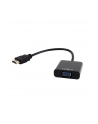 Gembird adapter HDMI-A(M) ->VGA (F) + audio, na kablu, czarny - nr 8