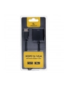 Gembird adapter HDMI-A(M) ->VGA (F) + audio, na kablu, czarny - nr 9