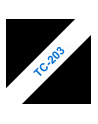 Brother TC-203 12mm niebieski/biały - nr 12