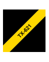 Brother TX-621 (9mm, żółty na czarnym) - nr 5