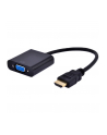 Gembird adapter HDMI-A(M) ->VGA (F) + audio, na kablu, czarny - nr 14