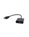 Gembird adapter HDMI-A(M) ->VGA (F) + audio, na kablu, czarny - nr 16