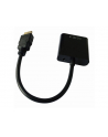 Gembird adapter HDMI-A(M) ->VGA (F) + audio, na kablu, czarny - nr 2