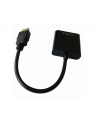 Gembird adapter HDMI-A(M) ->VGA (F) + audio, na kablu, czarny - nr 4