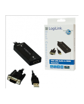 LOGILINK - Konwerter VGA do HDMI z audio