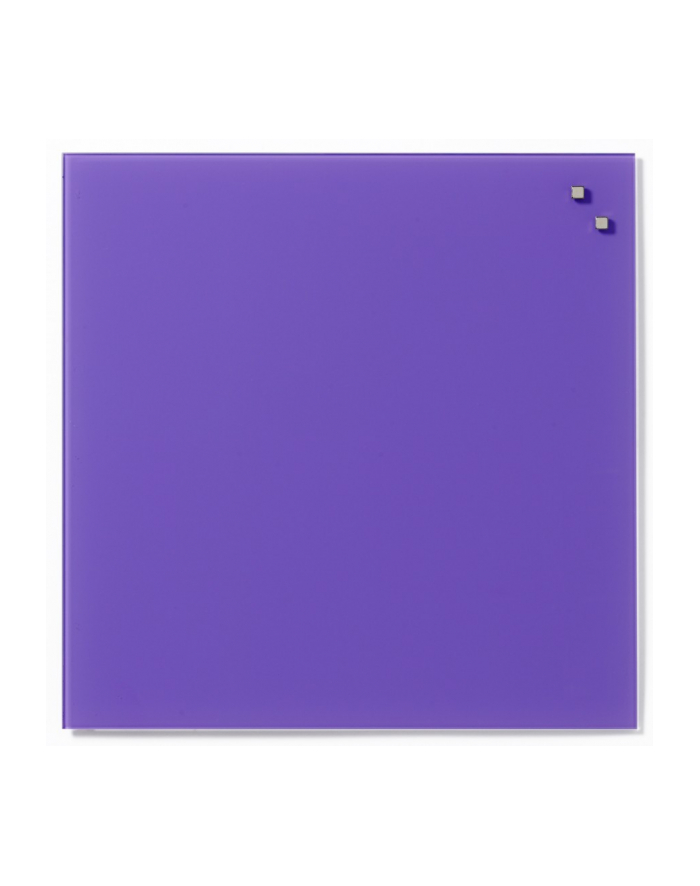 NAGA Szklana tablica magnetyczna fioletowa 45x45 cm główny