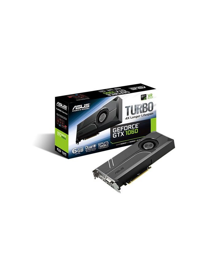 Asus GeForce CUDA GTX1060 TURBO 6GB DDR5 192BIT DV/2HDMI/2DP główny