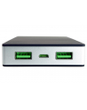 SUNEN PowerNeed - Power Bank 10000mAh, USB 5V, 1 A i 5V, 2.4A, czarno-srebrny - nr 31