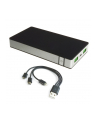 SUNEN PowerNeed - Power Bank 10000mAh, USB 5V, 1 A i 5V, 2.4A, czarno-srebrny - nr 47