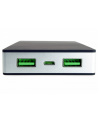 SUNEN PowerNeed - Power Bank 10000mAh, USB 5V, 1 A i 5V, 2.4A, czarno-srebrny - nr 4