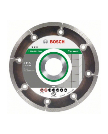 TARCZA DIAMENTOWA 125x22,2mm SEGMENTOWA CERAMIC EXTRACLEAN BOSCH