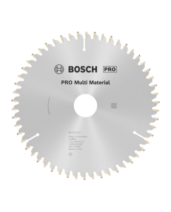 BOSCH OSPRZĘT PIŁA TARCZOWA 190x30x2,4mm 54z. MULTI MATERIAL BOSCH