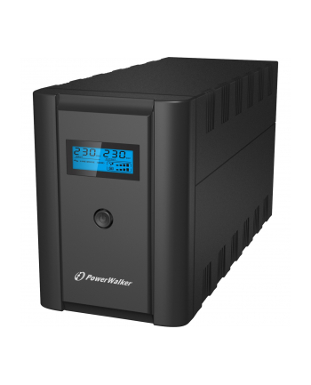 Power Walker UPS Line-Interactive 2200VA 2x SCHUKO, 2x IEC, RJ11/RJ45, USB, LCD