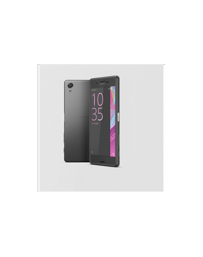 Sony Mobile Phone F5121 Xperia X (Black) 5.0'' IPS LCD 1080x1920/ Dual-core 1.8 GHz & quad-core 1.4 GHz/ 32GB/ 3GB RAM/ Android 6.0.1/ Camera(primary) 23 MP, f/2.0, 24mm, phase detection autofocus, LED flash, Camera(secondary) 13 MP, f/2.0, 2 główny