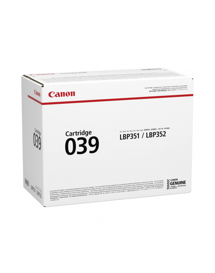 Toner CRG 039 0287C001 główny