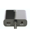 Digitus Adapter audio-video microHDMI typ D do VGA, FHD, z audio 3.5mm MiniJack - nr 16