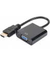 Digitus Adapter audio-video HDMI typ A do VGA, FHD, z audio 3.5mm MiniJack - nr 13