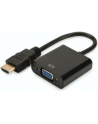 Digitus Adapter audio-video HDMI typ A do VGA, FHD, z audio 3.5mm MiniJack - nr 18